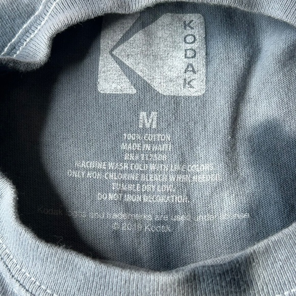 Kodak Mens Vintage Tie Dye Shirt Very Rare Photography Medium - Picture 4 of 10